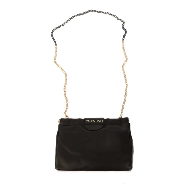Magnetic Snap Top Fastening.Detachable Colour Block Chain Strap.Inner Pockets.Gold Tone Hardware.Valentino Bags Branding.