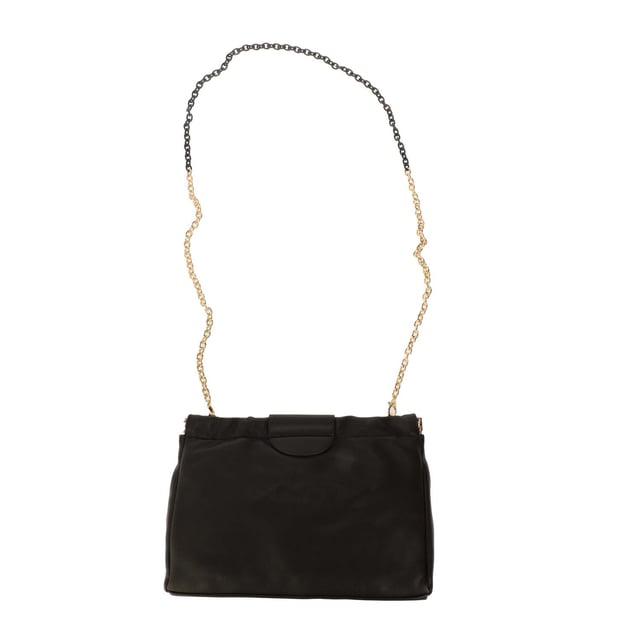 Magnetic Snap Top Fastening.Detachable Colour Block Chain Strap.Inner Pockets.Gold Tone Hardware.Valentino Bags Branding.