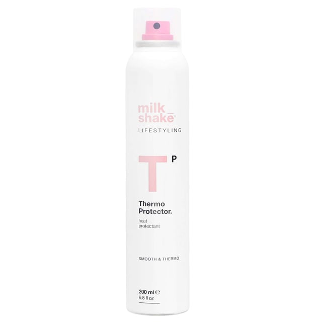 Discover the milk_shake Lifestyling Thermo-Protector Spray, your essential hair care product that creates a protective veil over your hair. This innovative spray shields your hair from heat damage during styling, helping to prevent split ends and breakage. Additionally, it accelerates your styling routine by reducing drying time, making it a must-have for busy individuals. To achieve the best results, simply hold the spray 20-30cm away from your hair and apply from roots to ends. Keep your hair healthy and beautifully styled with this effective thermoprotection solution.