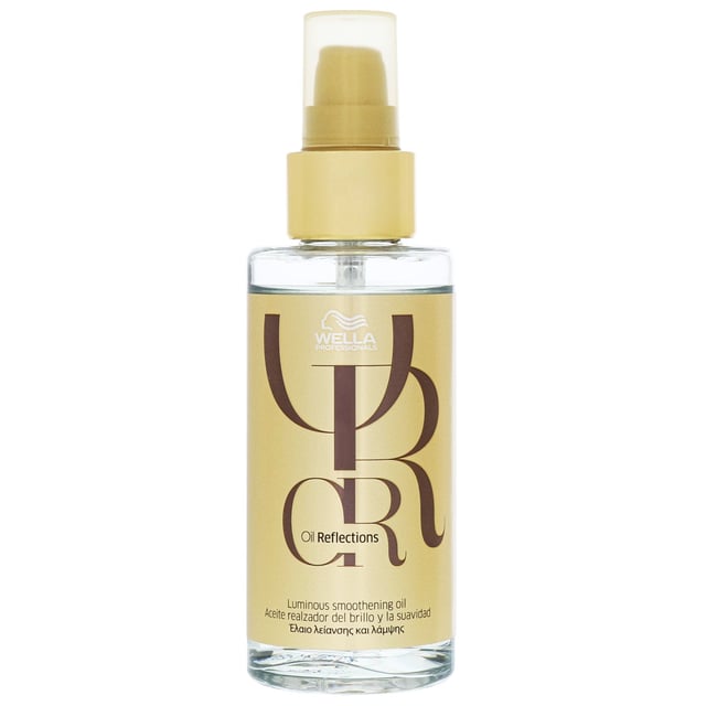 Transform your hair with Wella Professionals Oil Reflections Luminous Smoothing Hair Oil. This luxurious 100ml oil is specially formulated to provide anti-frizz benefits, leaving your hair softer and shinier. Infused with nourishing Camellia Oil, White Tea Extract, Macadamia Oil, and Avocado Oil, it delivers long-lasting hydration and a luminous finish. Suitable for all hair types, this versatile oil can make your hair up to three times smoother and instantly radiant. For optimal results, pair it with Oil Reflections shampoo and conditioner for a complete hair care routine.
