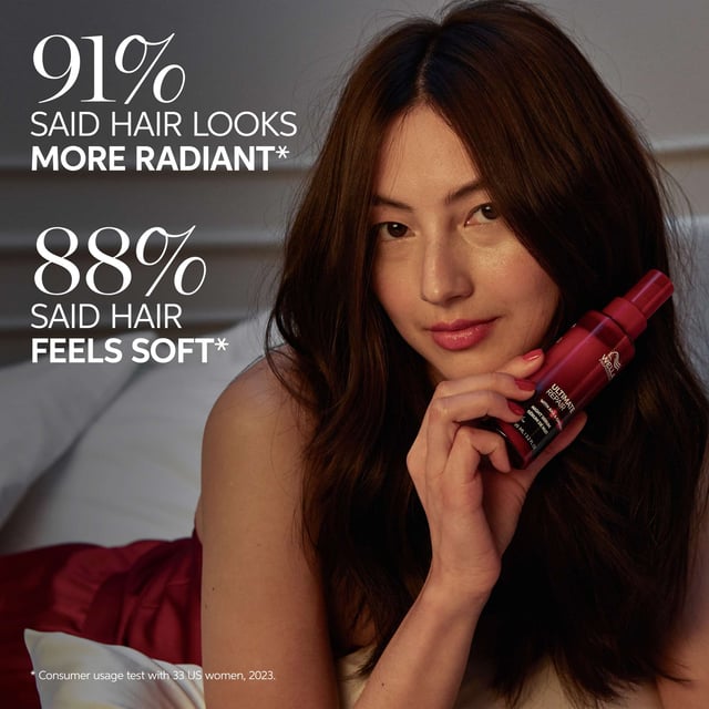 Transform your hair overnight with Wella Ultimate Repair Night Hair Serum. This exceptional leave-in serum rejuvenates and protects your hair while you sleep. Infused with Omega-9 and defence polymers, it nourishes your hair against nighttime stressors, ensuring you wake up to smooth, radiant locks. Experience enhanced frizz control, smoother hair, and a reduction in breakage and split ends after just one week. Suitable for all hair types, this lightweight serum has a luxurious gel texture and delightful scent, making it an essential part of your nightly beauty routine.