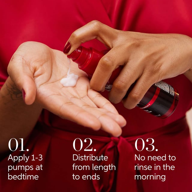 Transform your hair overnight with Wella Ultimate Repair Night Hair Serum. This exceptional leave-in serum rejuvenates and protects your hair while you sleep. Infused with Omega-9 and defence polymers, it nourishes your hair against nighttime stressors, ensuring you wake up to smooth, radiant locks. Experience enhanced frizz control, smoother hair, and a reduction in breakage and split ends after just one week. Suitable for all hair types, this lightweight serum has a luxurious gel texture and delightful scent, making it an essential part of your nightly beauty routine.