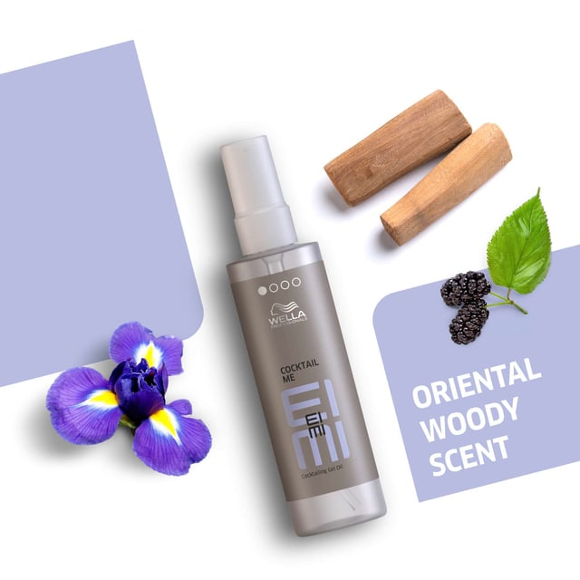 Transform your hair with Wella Professionals Cocktail Me Smoothening Oil. This versatile oil-gel hybrid can be used alone or blended with other EIMI products to achieve a sleek, polished look. It effectively tames frizz and enhances the softness, bounce, and manageability of your hair without leaving a greasy residue. Infused with advanced gum and rubber polymers, it boosts shine for a salon-quality finish. Simply apply 1-2 pumps on damp or dry hair, focusing on mid-lengths and ends, to enjoy smooth, beautiful hair every day.