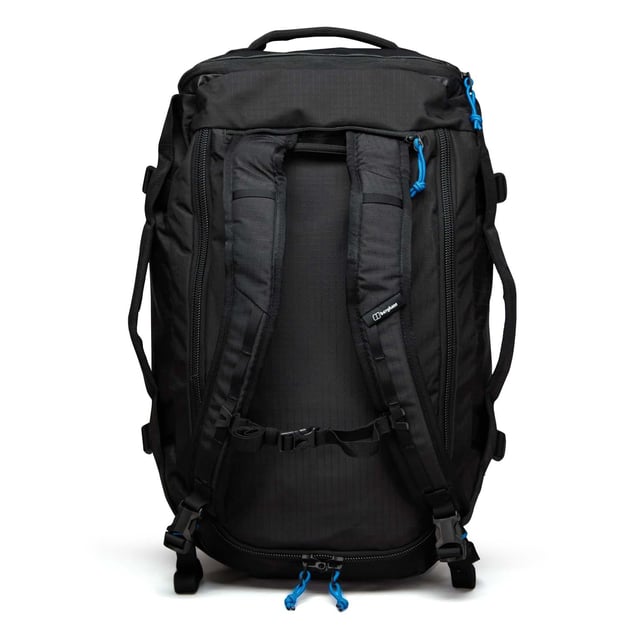 The Xodus Holdall is the ultimate bag for shifting your kit around. The Xodus Holdall is made of tougher stuff  with carbonate-coated 100% recycled nylon fabric. Throw anything you can at this travel bag. Its 360º padded grab handle makes it easy to grab the bag on the go  whilst stowable shoulder straps are ideal for carrying in comfort over longer distances.Internal pockets.Side compression which helps pack the bag down.