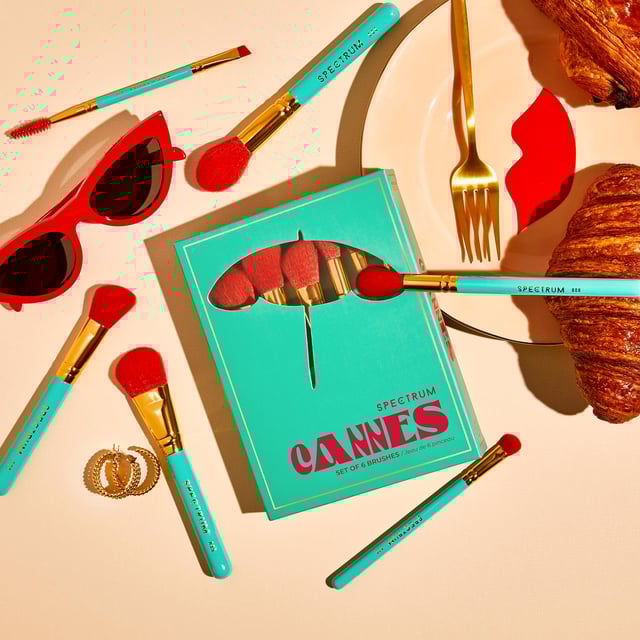 Elevate your beauty routine with the Spectrum Cannes 6 Piece Makeup Brush Set, designed for the modern traveler. This luxurious collection includes six essential brushes for flawless application of face and eye makeup, making it the perfect companion for your adventures. Lightweight and compact, these brushes fit effortlessly into your carry-on, reminding you of your favorite glamorous destinations. Ideal for women who appreciate style and functionality, this set is a must-have for beauty enthusiasts on the go.