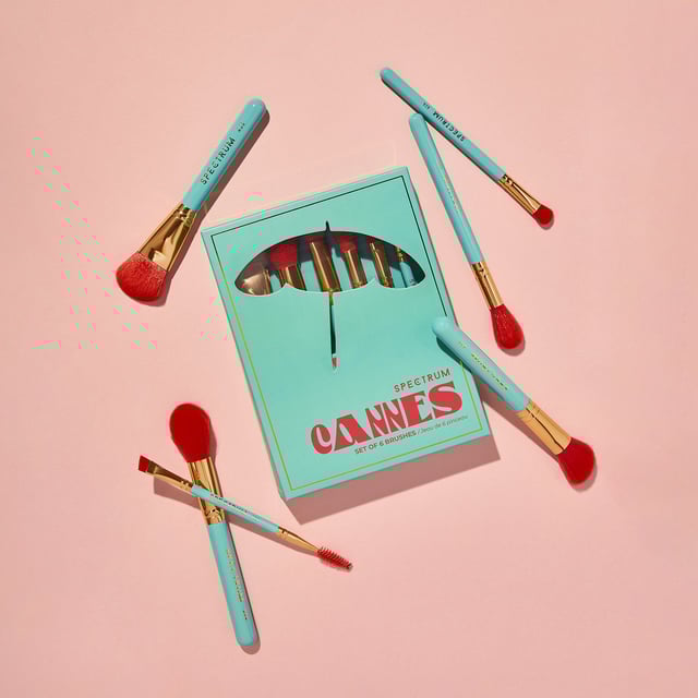 Elevate your beauty routine with the Spectrum Cannes 6 Piece Makeup Brush Set, designed for the modern traveler. This luxurious collection includes six essential brushes for flawless application of face and eye makeup, making it the perfect companion for your adventures. Lightweight and compact, these brushes fit effortlessly into your carry-on, reminding you of your favorite glamorous destinations. Ideal for women who appreciate style and functionality, this set is a must-have for beauty enthusiasts on the go.