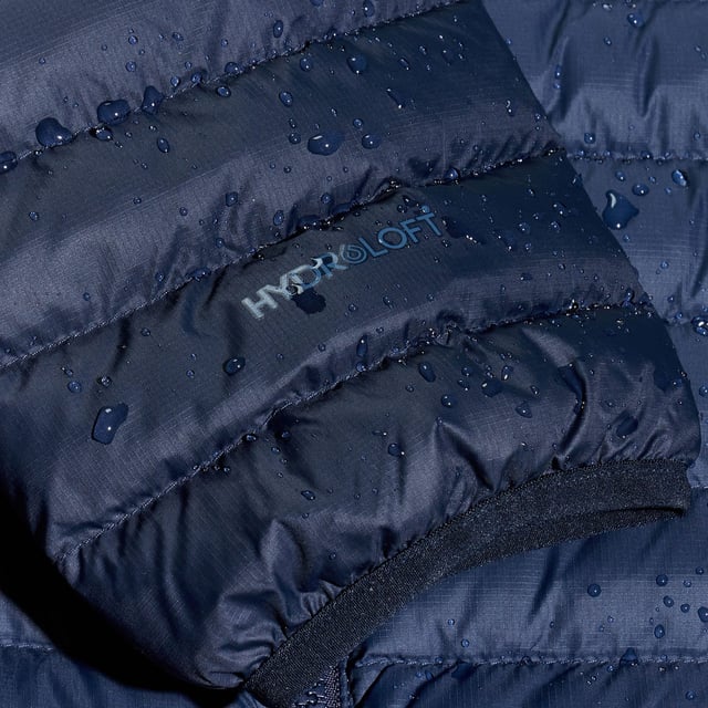 SUPERIOR INSULATION Stay warm and comfortable on the move with advanced synthetic Hydroloft® Polyball insulation right through this jacket.Love its warmth in the cold and pack it away when the heat is on. It’s so light  it’s up to you.Hybrid synthetic Polyball insulation offers warmth and comfort that’s super light.
