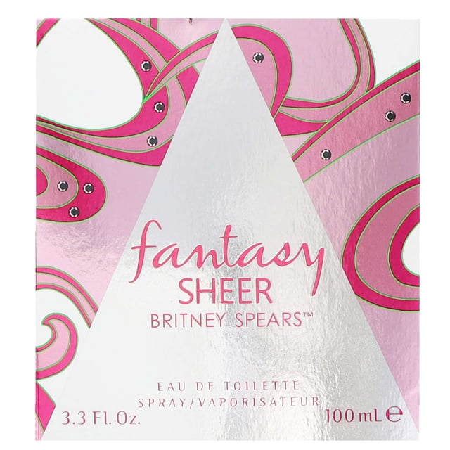 Experience the enchanting allure of Britney Spears Fantasy Sheer Eau de Toilette Spray. This delightful fragrance captivates the senses with a vibrant blend of sweet and fruity notes. It opens with a refreshing burst of litchi, quince, and citrus water, transitioning into a delicate heart of water lily and lily-of-the-valley. The scent concludes with a warm base of cupcake accord, white musk, iris, and woody undertones, creating a uniquely gourmand fragrance. Perfect for any occasion, this 100ml perfume is a must-have for women who love playful and whimsical scents.