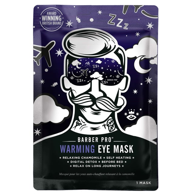 Are you struggling with tired or strained eyes? Discover the soothing relief of BARBER PRO Warming Eye Masks. These innovative self-heating masks gently warm the eye area, promoting relaxation and helping you unwind. Perfect for use during travel, before sleep, or as part of your digital detox, each mask offers a 20-minute treatment designed to rejuvenate your eyes after long hours of screen time. Simply place the mask over your eyes, secure it with the comfortable ear loops, and enjoy a moment of tranquility. Each box contains 5 individually wrapped masks for your convenience.