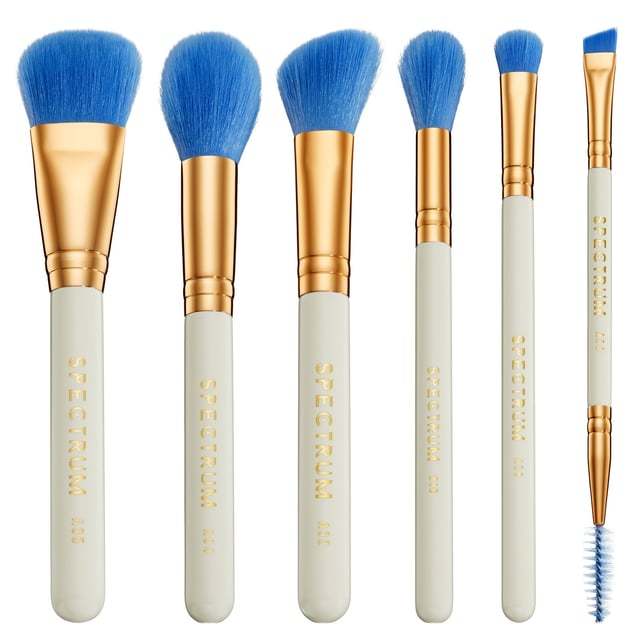 Discover the elegance of travel with the Spectrum Mykonos 6 Piece Makeup Brush Set. This beautifully curated collection includes six essential brushes for face and eyes, designed for on-the-go beauty enthusiasts. Perfectly compact, these brushes fit effortlessly into your carry-on, making them ideal for jet-setting or simply as a reminder of your favorite glamorous destinations. Elevate your makeup routine with this stylish and practical brush set, perfect for women who love to travel in style.