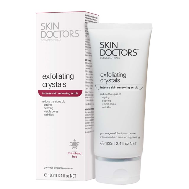Revitalize your skin with Skin Doctors Exfoliating Crystals, designed to gently remove dead and dull skin without harsh microbeads. This advanced formula promotes a smoother skin texture and enhances your complexion from the very first use. Ideal for blemished skin, it helps reduce acne scars and age spots while illuminating your overall appearance. Enriched with Australian Tea Tree Oil, known for its antibacterial properties, these crystals effectively clear clogged pores. For best results, apply 1-2 times a week and follow with your favorite Skin Doctors treatment cream.