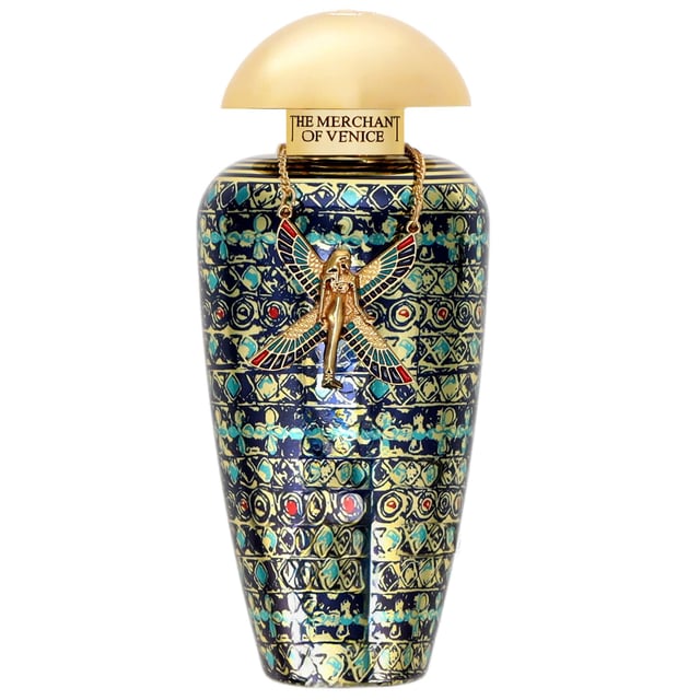 Experience the allure of Ancient Egypt with The Merchant of Venice Queen of The Night Eau de Parfum Spray. This exquisite fragrance combines fiery Saffron with the delicate floral notes of Blue Lotus, creating a captivating introduction. The warmth of Cinnamon adds a spicy touch, while Amber, Kyphi, and Incense evoke the enchanting scents of sacred temples. The seductive base of Myrrh, Sandalwood, and Tonka Bean leaves a lasting impression. Perfect for those who want to embrace the exotic and embark on a sensory journey through time, this 100ml perfume is a true masterpiece.
