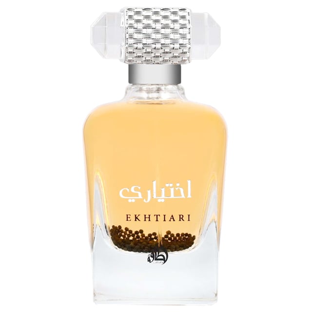 Experience the enchanting aroma of Lattafa Ekhtiari Eau de Parfum Spray, an exquisite unisex fragrance launched in 2019. This vibrant scent opens with refreshing fruity notes and zesty mandarin orange. The heart reveals a captivating blend of sweet jasmine and creamy gardenia, adding floral elegance. As it settles, it transforms into a warm base of soft musk, comforting vanilla, and rich tonka bean, leaving a memorable trail. Perfect for any occasion, this 100ml perfume is a must-have for fragrance enthusiasts.