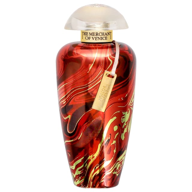 Experience the enchanting allure of The Merchant of Venice Red Potion Eau de Parfum Spray. This exquisite fragrance takes you on a captivating journey from North Africa to the romantic canals of Venice. It opens with vibrant notes of Bergamot and sweet Orange, blended with the essence of Immortelle. As it develops, refreshing Rosemary and floral notes of Honeysuckle and Orange Blossom transport you to lush gardens. The scent deepens with a warm base of Sandalwood and Tonka Bean, enriched by a mysterious Lichen Accord.