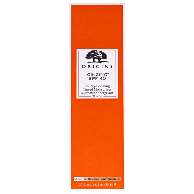 Revitalize your skin with Origins Ginzing SPF40 Energy-Boosting Tinted Moisturizer. This luxurious cream is infused with energizing ingredients like caffeine from coffee and ginseng, which combat fatigue and promote a youthful, radiant glow. Not only does it hydrate and smooth your complexion, but it also provides essential UV protection. Made with the highest-quality plant-based ingredients and free from harmful chemicals, this moisturizer is perfect for daily use. Experience clean beauty that enhances your well-being while keeping your skin looking fresh and vibrant.