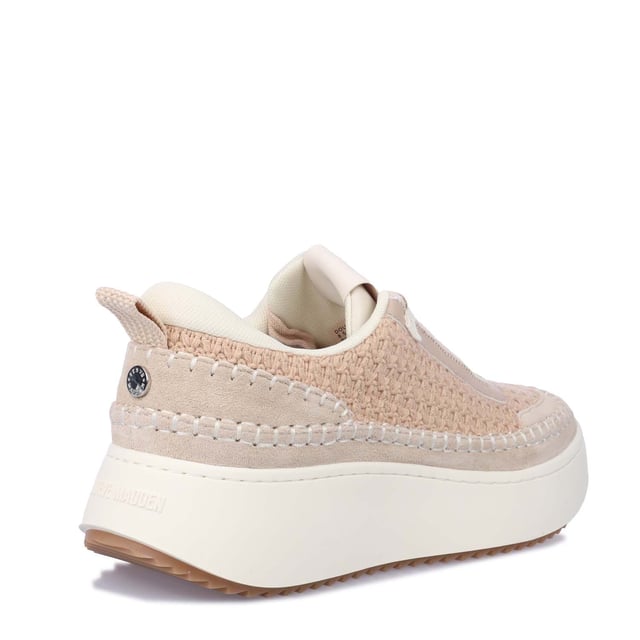 Synthetic and Textile upper.Lace up fastening.Waffle weave overlay and top stitching around the welt.Rubber sole.