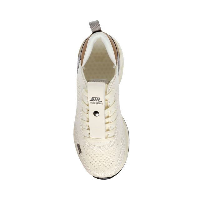 Textile upper.Lace-up fastening with press-stud lace guard.Flat heel.Micro-mesh platform.Grippy rubber outsole.