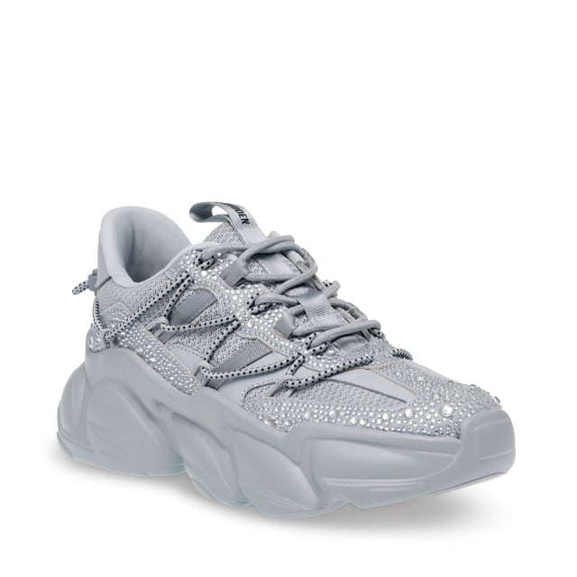 Outer material made of blue and white leather and textile with hole pattern and leather detailing.Lace up fastening  typical logo applications complete the design.With a comfortable  flat heel.Soft insole made of textile.Resistant outsoles.