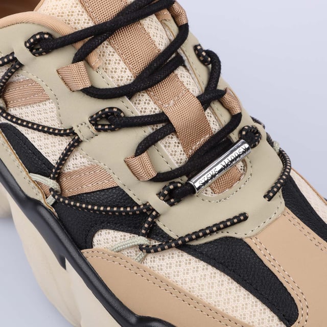 Synthetic upper.Lace closure.Heel pull tab.Sculpted platform outsole.