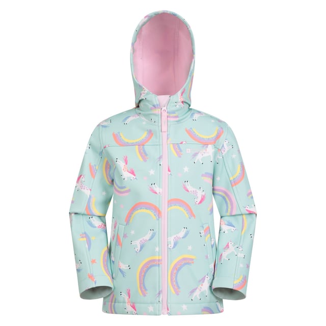 Fleece Lined Unicorn Waterproof Jacket Childrens Jacket Mountain