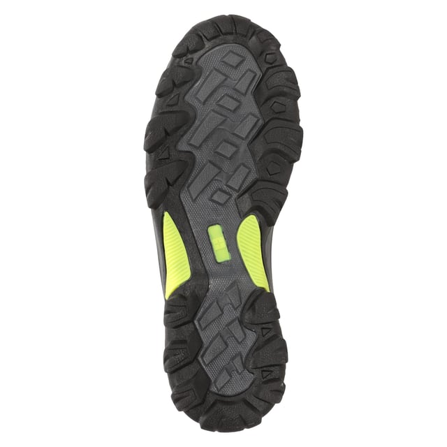 Fabric: Softshell. Upper: Synthetic, Textile. Lining: Breathable, Mesh, Textile. Outsole: High Traction, Synthetic. 4 Eyelets. Fabric Technology: Durable. EVA Footbed, Pull Tab. Flat. Cut: Low. Design: Contrast, Logo, Text. Fastening: Bungee Lacing.