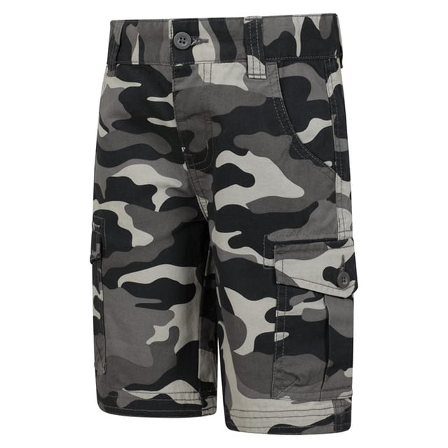 100% Cotton. Design: Camo, Logo. Pockets: 2 Side Pockets, 2 Thigh Pockets, 2 Back Pockets. Belt Loops, Bulk Free. Fabric Technology: Durable, Fade Resistant, Lightweight, Shrink Resistant.