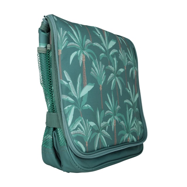 Fabric Technology: Lightweight. Pockets: 2 Side Pockets, Mesh Pocket. Compartments: 1 Main Compartment. Design: Palm Tree. Adjustable Shoulder Strap, Packaway. Capacity: 25L. Fastening: Two Way Zip.