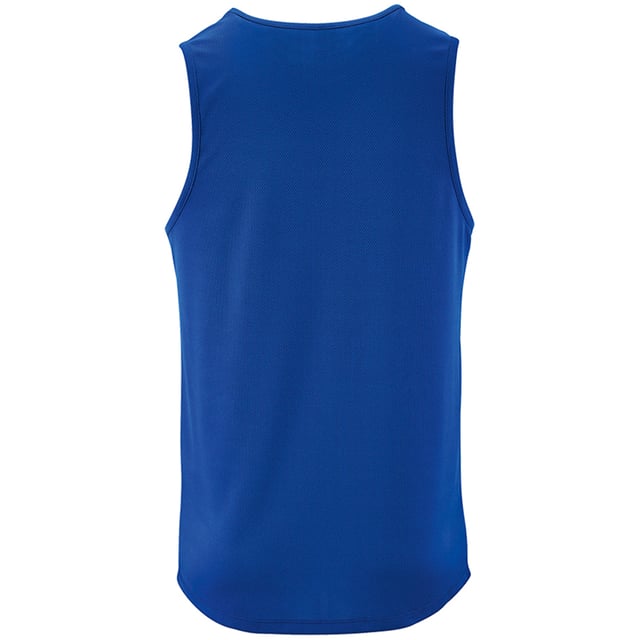 100% Polyester. Stof: structuur. Ontwerp: Eenvoudig. Hals: Ronde Hals. Mouwtype: Mouwloos. Stoftechnologie: Ademend. Gebonden armsgaten, gebonden halslijn, afscheurbaar label, tweelingnaaldzoom. 140gsm. Duurzaamheid: ACCORD, Amfori, BSCI, Fair Wear Approved, Oeko-Tex Standard 100 Certified, PETA-Approved Vegan, REACH, Sustainable Apparel Coalition.. Geschikt voor: Sublimatie. S: 38 in. M: 40 in. L: 42 in. XL: 44 in. XXL: 47 in. 3XL: 49 in.