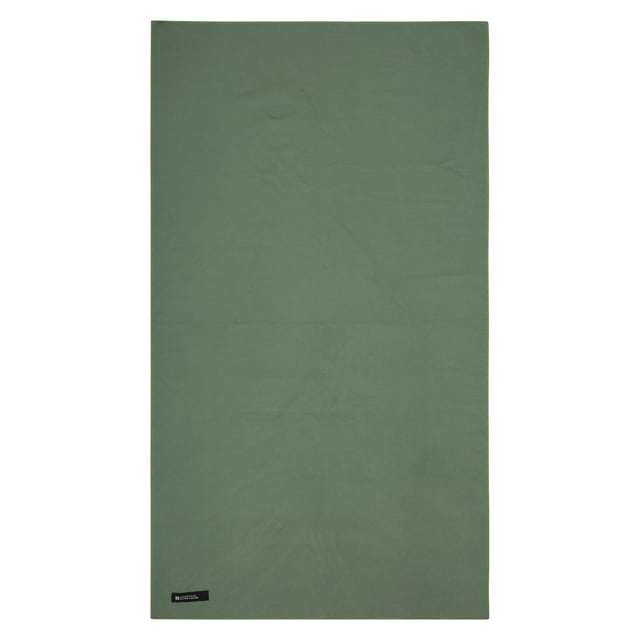 100% Polyester. Marke: Mountain Warehouse. Länge: 150 cm. Breite: 85 cm. Kompakt. Design: "Giant", Logo, gerippt. Gewebetechnik: Leicht. Gewebe: Weiche Haptik.