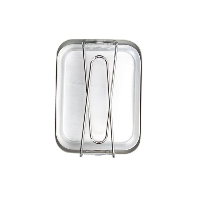 Material: Aluminium. Lightweight. Handle Features: Folding. Contents: 2 Tin Box. Design: Plain.