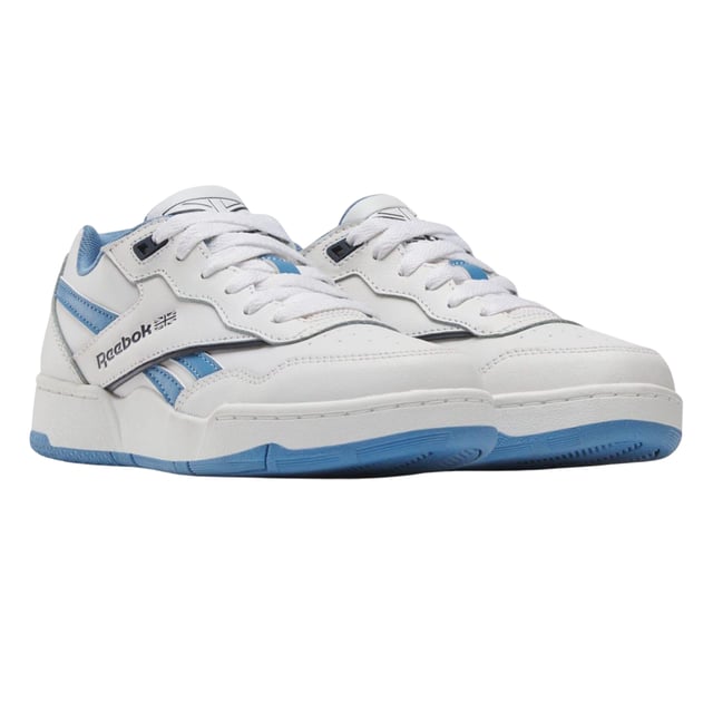 Obermaterial: Leder. Marke: Reebok. Futterstoff: Stoff. Mittelsohle: EVA (Ethyl-Vinylacetat), TPU. Laufsohle: Gummi. Absatz: Flach. niedrig geschnitten. Design: Kontrast Detail, Logo. Zehenstil: Rund. Zum Schnüren.