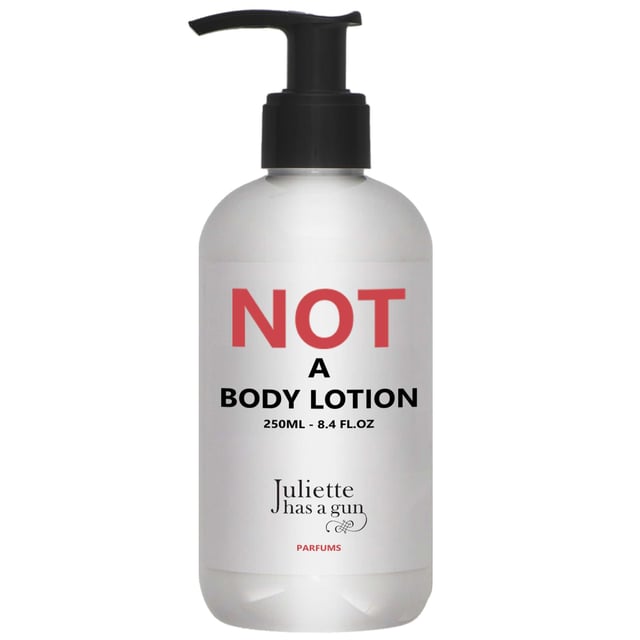 Experience the elegance of Juliette Has a Gun's Not a Body Lotion, infused with the iconic scent of 'Not a Perfume'. This luxurious body lotion combines nourishing glycerin, Capric triglyceride, and shea butter to deeply hydrate and rejuvenate your skin. Perfect for women who appreciate minimalist beauty, this lotion leaves your skin feeling soft and delicately scented. Easy to apply, simply massage onto your body for a refreshing experience. Indulge in this new addition to your bath and body routine, available in a convenient 250ml size.