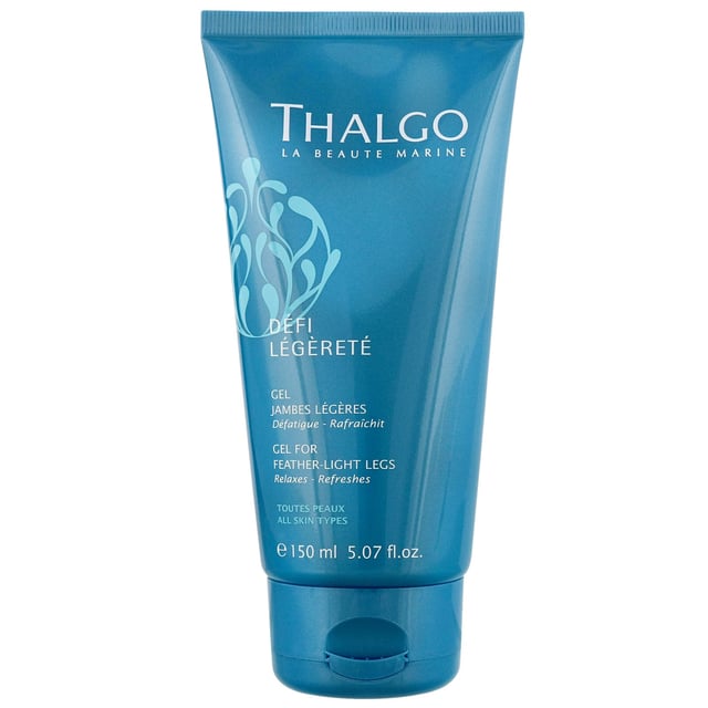 Experience the ultimate relief with Thalgo Feather-Light Legs Gel, a refreshing treatment designed specifically for women. This innovative gel combines the power of Palmaria palmata Algae to hydrate and nourish your skin while red vine extract enhances drainage and fluid exchange. Enjoy a soothing cooling sensation from menthol, alcohol, and camphor. Ideal for use after a long day on your feet, simply apply with upward strokes for best results. Committed to sustainability, Thalgo responsibly harvests marine ingredients to protect our oceans. Perfect for a revitalizing skincare routine.