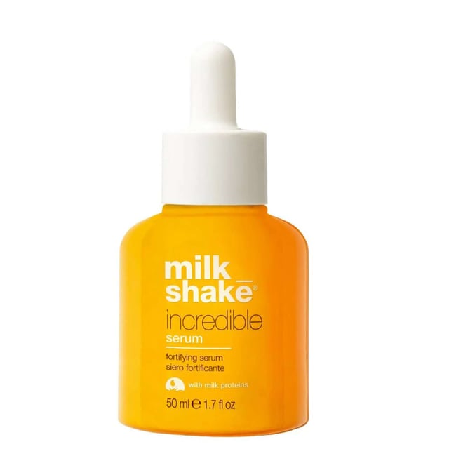 Discover the incredible benefits of Milk_Shake Leave-In Treatments Incredible Serum. This 50ml serum is enriched with nourishing milk proteins and revitalizing fruit extracts, designed to strengthen your hair from the roots. Experience resilient, shiny lengths while enjoying a refreshing sensation on your scalp. This lightweight formula absorbs quickly, providing essential scalp protection and creating the perfect environment for glossy hair. Ideal for women seeking to enhance their hair care routine and achieve stunning results.