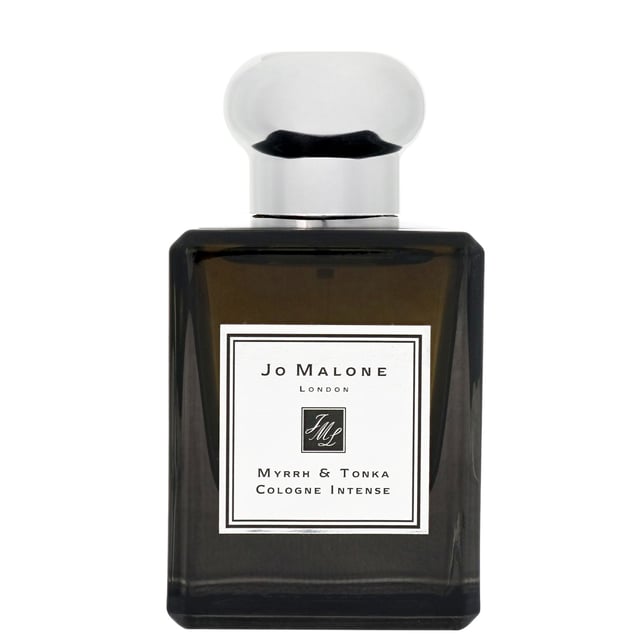 Jo Malone Myrrh & Tonka Intense Eau de Cologne Spray for Unisex - 250g Experience the captivating scent of Jo Malone Myrrh & Tonka Intense Eau de Cologne Spray, a luxurious amber fragrance introduced in 2016. This unisex perfume opens with a soothing top note of Lavender, leading to a heart enriched with the warm essence of Omumbiri Myrrh. The fragrance culminates in a rich base of Tonka Bean, leaving a lasting impression. Perfect for both men and women, this elegant cologne is packaged in a stylish design, making it an ideal gift or a personal indulgence. Enjoy a unique olfactory journey with every spray.