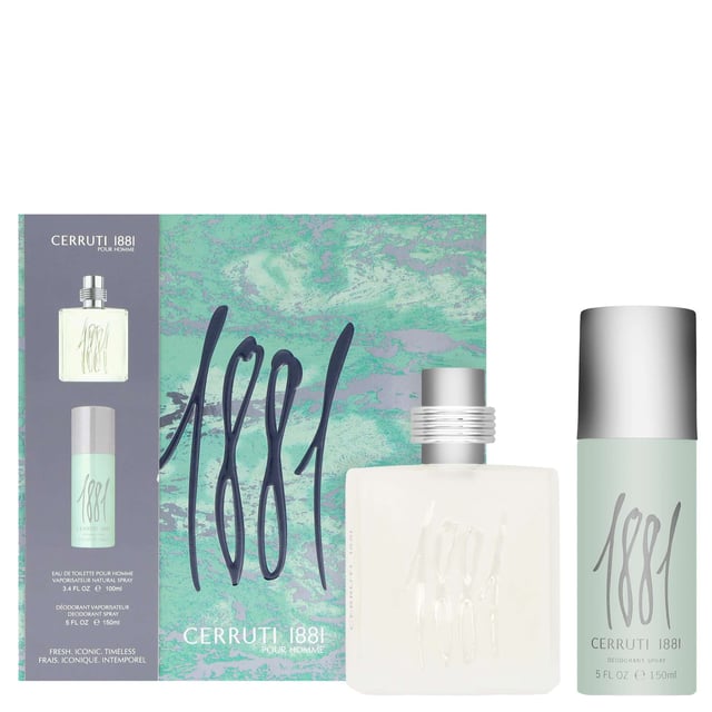 Discover the Cerruti 1881 Pour Homme Gift Set, perfect for the modern man. This luxurious set includes a 100ml Eau de Toilette Spray and a 150ml Deodorant Spray, embodying a harmonious blend of elegance and boldness. Inspired by the essence of Italian style, the fragrance opens with vibrant notes of Blackcurrant, cypress, and bergamot, leading to a heart of ylang and patchouli, and finishing with rich base notes of sandalwood, pine, and oak moss. Experience sophistication and charm with every spray, capturing the spirit of a sunny Mediterranean day.