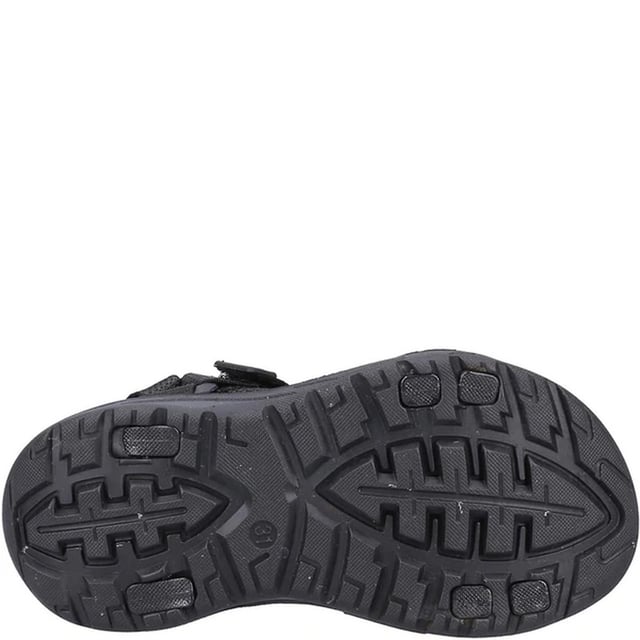 Upper: Neoprene, PU (Polyurethane), Recycled Materials. Outsole: Traction Grip. 360 Degree Comfort, Lightweight, Triple Strap. Flat. Design: Contrast, Logo. Toe Style: Open. Fastening: Touch Fastening.