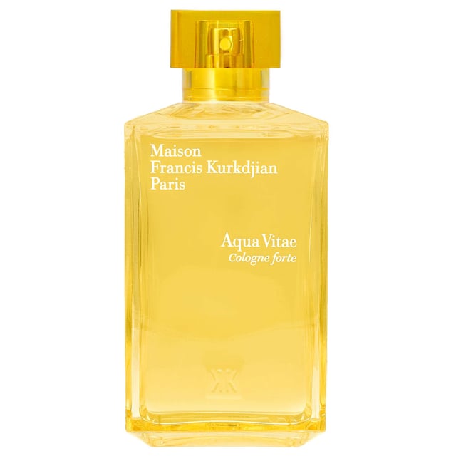 Experience the vibrant essence of Maison Francis Kurkdjian Aqua Vitae Cologne Forte, a unisex Eau de Parfum that captivates the senses. This exquisite fragrance features a refreshing blend of Calabrian bergamot and Sicilian mandarin, delivering a burst of crisp citrus notes that evoke a sunny atmosphere. A rich, creamy musk base enhances the scent's sensuality, making it perfect for any occasion. Discover the allure of this 200ml bottle, designed for those who appreciate elegance and sophistication in their fragrance collection.