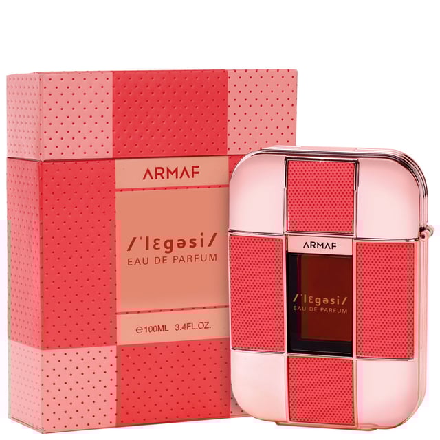 Discover the enchanting Armaf Legesi Pour Femme Eau de Parfum Spray, a luxurious fragrance designed for the modern woman. This exquisite perfume opens with a vibrant blend of peach, lemon, litchi, and bergamot, creating a refreshing top note. The heart reveals a sensual mix of cinnamon, apple, jasmine, and lily-of-the-valley, captivating the senses. Finally, the base features warm cedar, creamy sandalwood, and rich musk, leaving a lasting impression. Perfect for any occasion, this 100ml perfume is a must-have addition to your fragrance collection.
