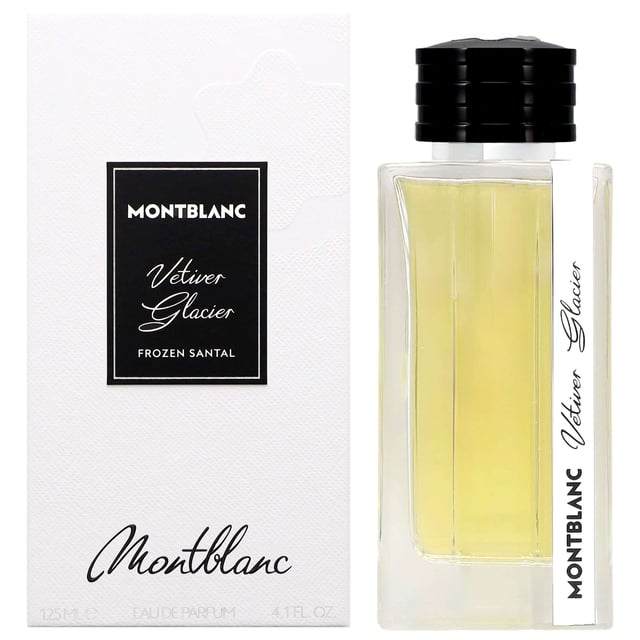 Discover the essence of adventure with Montblanc Vetiver Glacier Eau de Parfum Spray for Men. This exquisite fragrance harmoniously fuses the fresh, vibrant notes of bitter vetiver with the warm, spicy undertones of ginger and nutmeg. A delicate hint of white musk adds a contemporary flair, while the rich, woody aroma of sandalwood envelops you in a luxurious embrace. Perfect for the modern man, this sophisticated scent inspires confidence and readiness for any journey. Experience the allure of Montblanc and elevate your fragrance collection today.