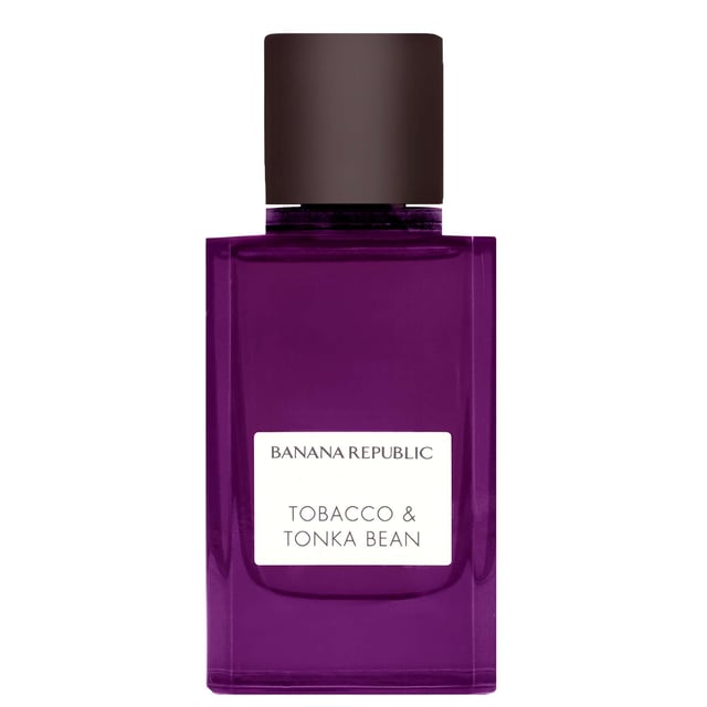 Banana Republic Icon Collection Tobacco & Tonka Bean Eau de Parfum - Unisex Fragrance - 75ml Discover the captivating allure of Banana Republic's Icon Collection Tobacco & Tonka Bean Eau de Parfum Spray. This unisex fragrance harmoniously blends the intense, smoky notes of tobacco with the sweet warmth of tonka bean. Experience the enticing top notes of Anjou pear and Mirabelle plum that offer a juicy freshness, while the heart reveals a smoky essence enriched with coconut. The base notes create a luxurious finish with a charming duet of vanilla bean and tonka bean, making it the perfect scent for any occasion. Enjoy this 75ml bottle of pure elegance.
