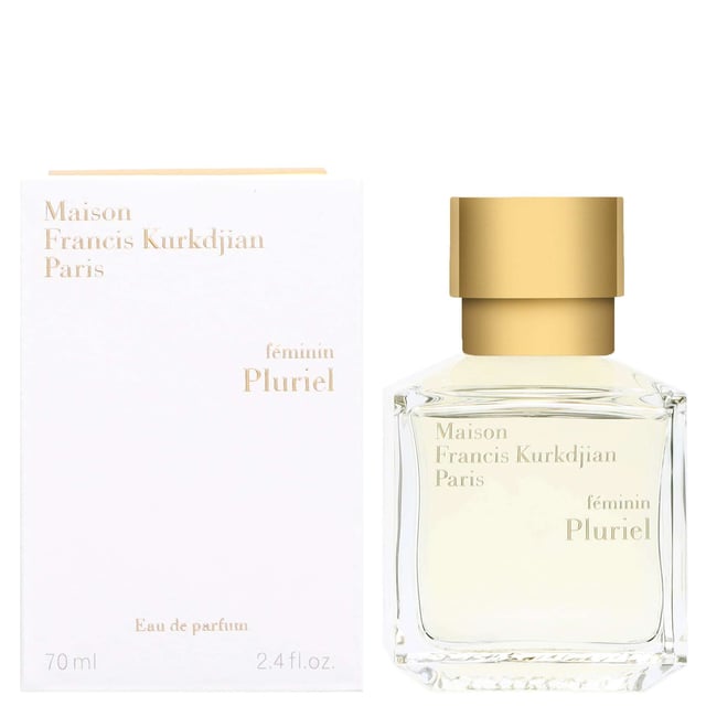 Experience the essence of femininity with Maison Francis Kurkdjian's Féminin Pluriel Eau de Parfum. This exquisite fragrance features a luxurious floral bouquet, harmoniously blending the scents of iris, jasmine, rose, and orange blossom. Perfectly crafted for the modern woman, this 70ml spray is a celebration of elegance and sophistication. Ideal for any occasion, let this enchanting scent elevate your presence and leave a lasting impression. Discover the allure of Féminin Pluriel and embrace your femininity.