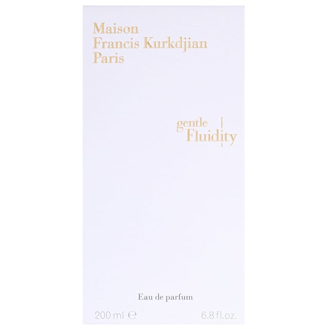 Experience the luxurious scent of Maison Francis Kurkdjian Gentle Fluidity Gold Edition Eau de Parfum Spray. This unisex fragrance features a mesmerizing blend of musk and vanilla, enveloping you in a soothing embrace. With notes of nutmeg, juniper berries, and coriander seeds, it offers a delightful spicy aroma. The heart reveals a rich accord of vanilla and amber wood, providing a smooth and sensual sweetness. Perfect for any occasion, this 200ml fragrance is a must-have for those who appreciate elegance and sophistication.