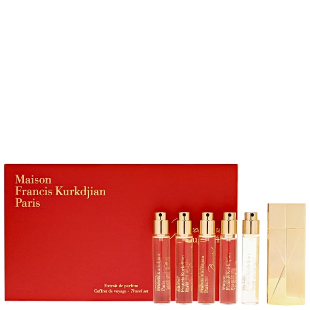 Experience the luxurious scent of Maison Francis Kurkdjian Baccarat Rouge 540 Extrait de Parfum Spray. This unisex fragrance offers an intensified version of the beloved original, featuring a bright floral opening of grandiflorum jasmine, a unique almond note that adds a bitter-sweet dimension, and a captivating base of mineral notes and woody musk from ambergris. Perfect for gifting or personal indulgence, this exquisite perfume comes in a convenient 480-gram size, making it an essential addition to your fragrance collection.