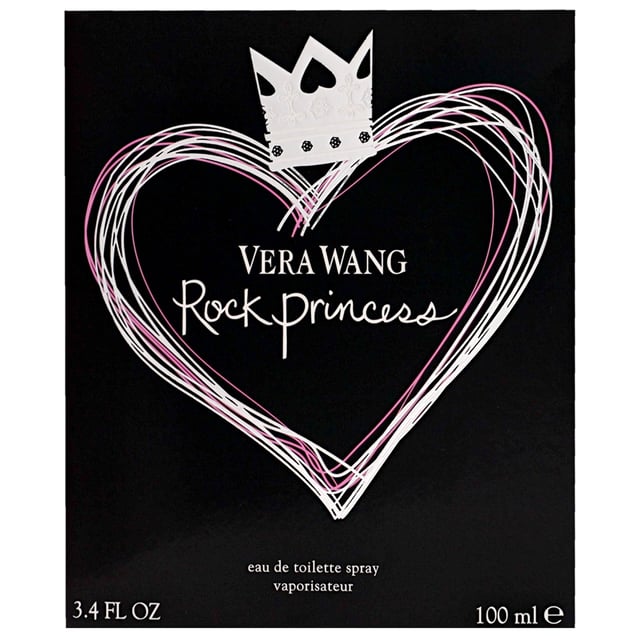 Discover the playful essence of rebellion with Vera Wang Rock Princess Eau de Toilette Spray. This fragrance takes a daring twist on the beloved Princess collection, blending dark, fruity florals with a creamy coconut base for a unique scent experience. Housed in a stunning heart-shaped bottle, the limited-edition metallic grey design features a gunmetal crown cap adorned with sparkling rhinestones, making it a perfect addition to any fragrance collection. Embrace your wild side with this captivating scent that embodies both elegance and edge.