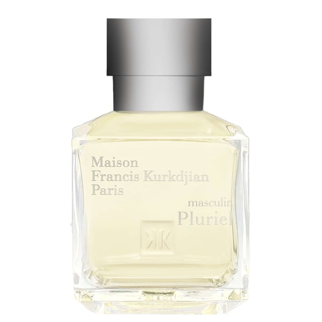 Experience the essence of sophistication with Maison Francis Kurkdjian Masculin Pluriel Eau de Toilette. This captivating fragrance for men blends modern fougere accords with a refreshing burst of lavender and grapefruit. The heart reveals a smoky embrace of cedar and leather, while deep vetiver and patchouli provide a rich, earthy finish. Perfect for the modern gentleman, this 300-gram scent is a must-have addition to your fragrance collection. Discover the allure of Masculin Pluriel, where elegance meets contemporary style.
