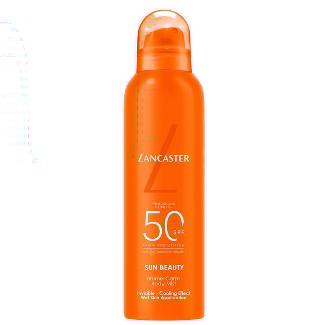Experience unparalleled sun protection with Lancaster Sun Sport Cooling Invisible Mist SPF50. This innovative body mist offers a refreshing cooling effect, perfect for outdoor sports and activities. Its water and sweat-resistant formula shields your skin from harmful UV rays while being environmentally friendly. The lightweight, non-greasy mist can be applied directly on wet skin, ensuring maximum convenience. Enjoy a long-lasting feeling of freshness and hydration without any sticky residue. Ideal for women who lead an active lifestyle, this mist is your go-to for effective sun care.