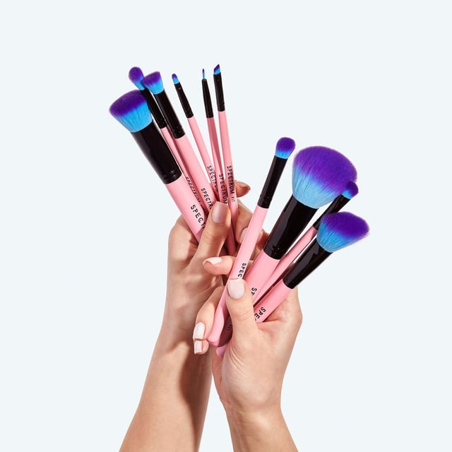 Elevate your makeup game with the Spectrum Millennial Pink 10 Piece Essential Makeup Brush Set. This award-winning collection is designed for makeup enthusiasts and professionals alike, featuring 10 essential brushes in a chic pink design. Each brush is crafted with silky-soft bristles that blend powders, liquids, and creams seamlessly, allowing you to achieve a flawless finish every time. Perfect for foundation, eyes, brows, and lips, this set includes everything you need for makeup perfection. Unleash your creativity and create stunning looks effortlessly.