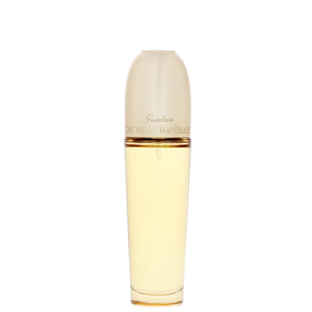 Discover the transformative power of Guerlain Orchidée Impériale The Imperial Oil, a luxurious skincare essential designed for mature skin. This exquisite blend features 20 unique botanical oils that deeply nourish and rejuvenate your complexion. Experience enhanced firmness and elasticity as the intensely hydrating formula penetrates deeply, reinforcing skin fibers for ultimate comfort. Use it morning and evening for radiant, revitalized skin. Ideal for women seeking a premium skincare solution. Size: 30ml.