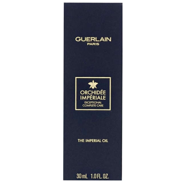 Discover the transformative power of Guerlain Orchidée Impériale The Imperial Oil, a luxurious skincare essential designed for mature skin. This exquisite blend features 20 unique botanical oils that deeply nourish and rejuvenate your complexion. Experience enhanced firmness and elasticity as the intensely hydrating formula penetrates deeply, reinforcing skin fibers for ultimate comfort. Use it morning and evening for radiant, revitalized skin. Ideal for women seeking a premium skincare solution. Size: 30ml.